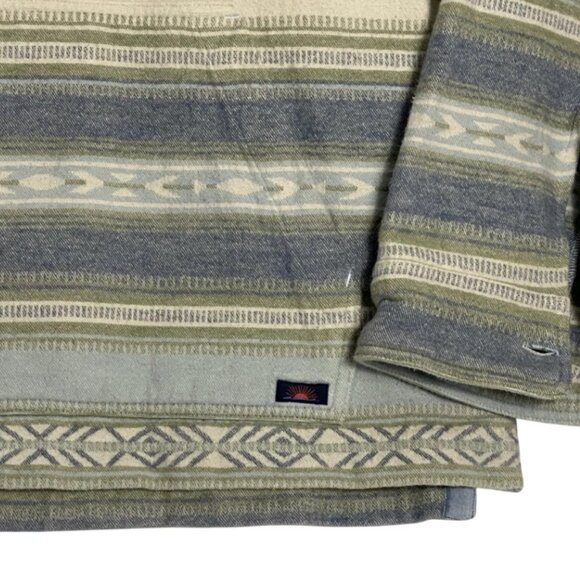 Faherty Brand Mens Long Sleeve 3 Button Hooded Pullover Sweater Size Medium - Picture 3 of 4